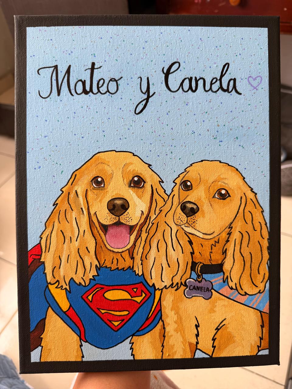 Lienzo personalizado mascotas