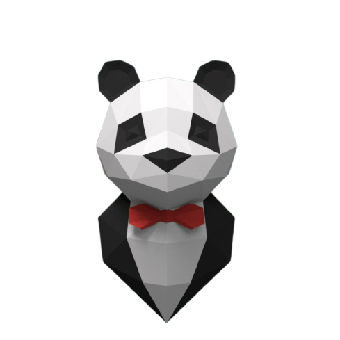 Panda con Smoking